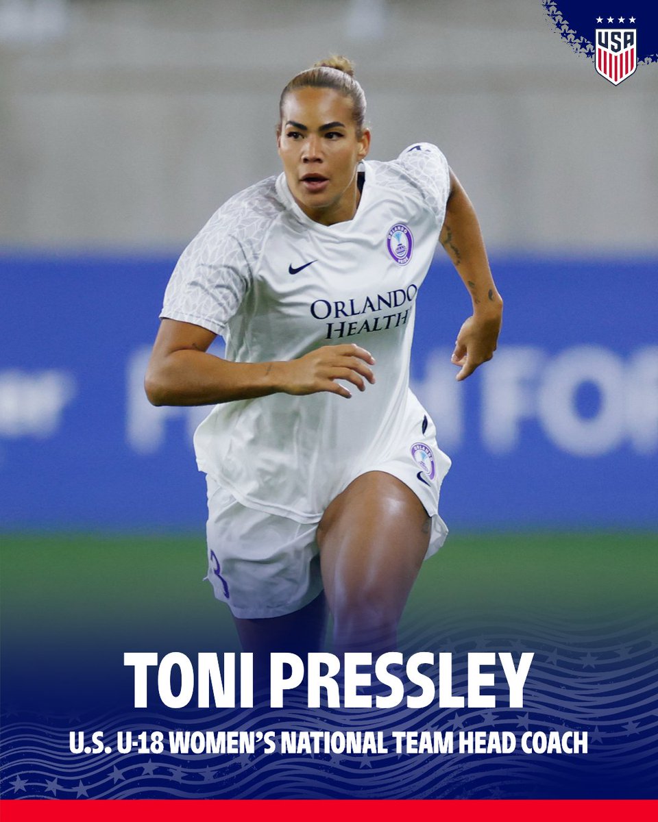 Welcome Toni Pressley!

Toni Pressley has been named head coach of the #U18WNT 🤝

ℹ️ ussoc.cr/3k9