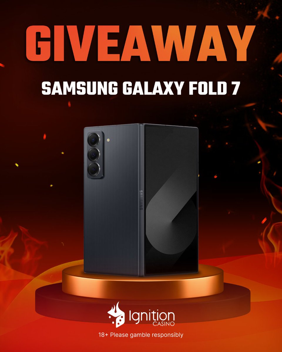 🏅 Win a Samsung Galaxy Fold 7! 📲

To be in with a chance of winning this incredible prize:

❤️ Like this post
✅ Follow us
🫡 Tag a buddy
🤔 Answer this: What is your favorite sport to watch?

Winner announced Wednesday September 24. Terms &amp; Conditions apply. Good luck!
