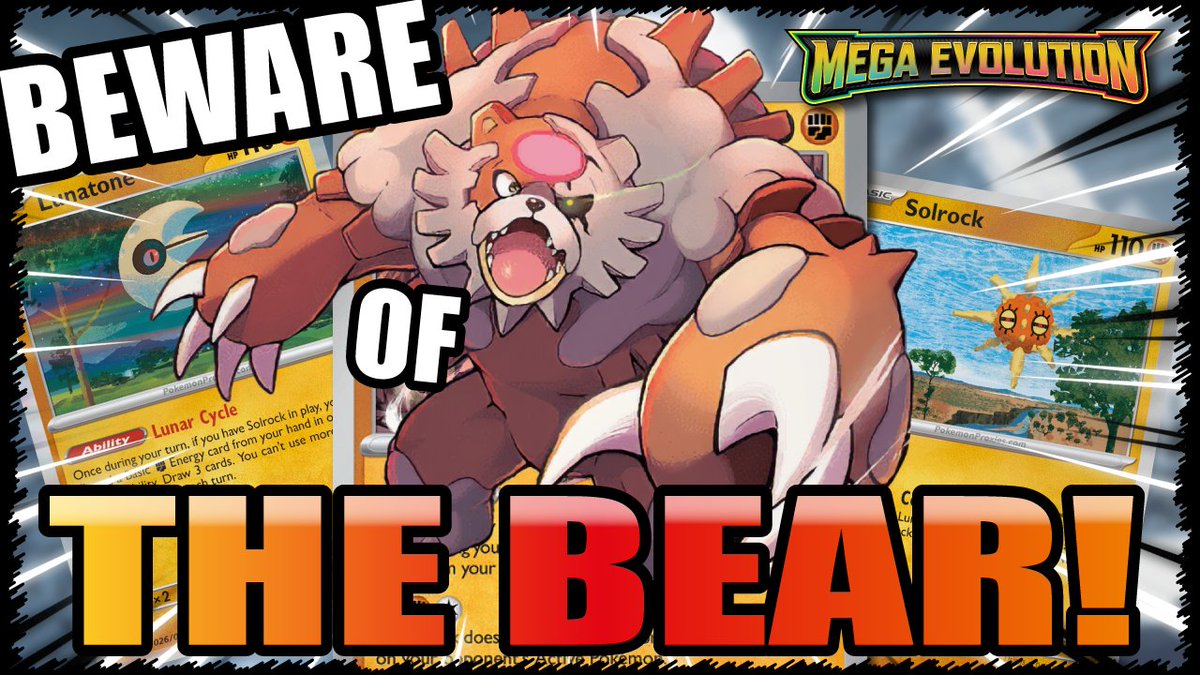 🐻 Can Bloodmoon Ursaluna be good with Mega Evolution? 

➡️ youtu.be/GkdtIMQSWlI?si…

#Pokemon #pokemontcg #megaevolution #YouTube