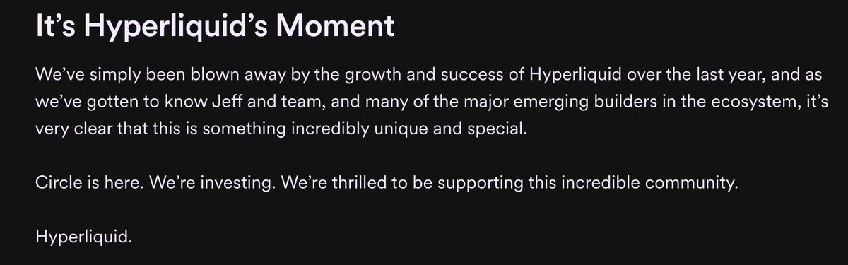 Hyperliquid moment.