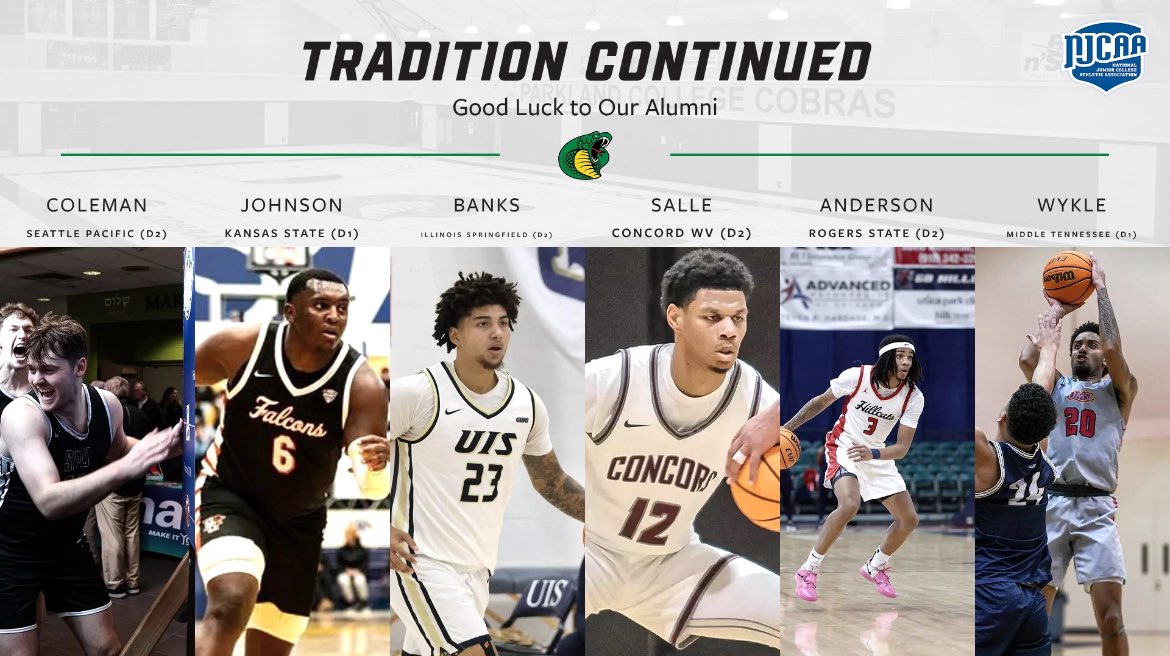 Keep an eye on our Alumni from past teams who are still competing at the 4 year level.  #RollCobras