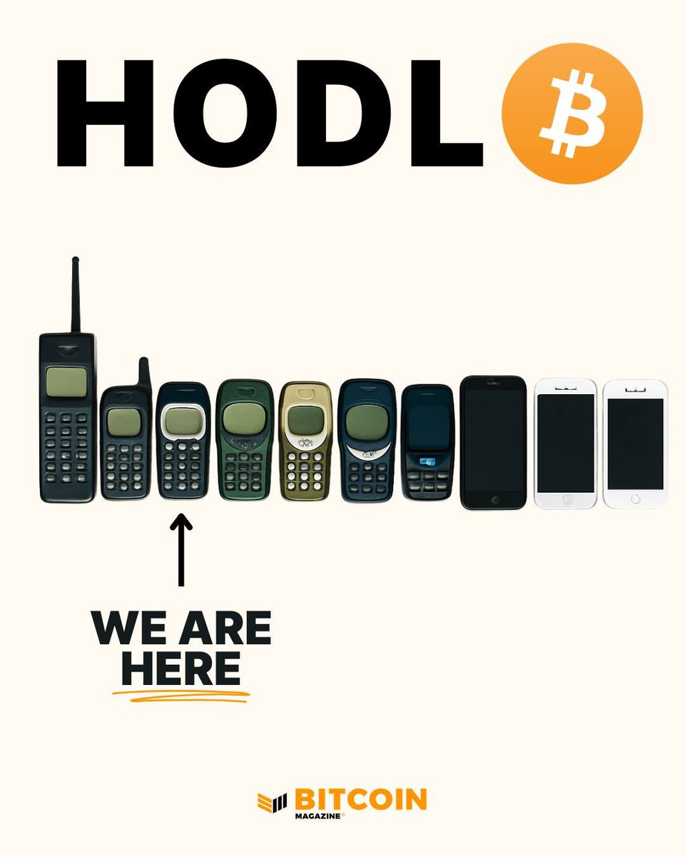 BitcoinMagazine's tweet image. We are so early.

HODL #Bitcoin ✊