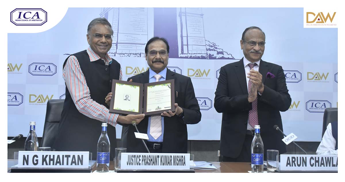 ICArbitration's tweet photo. Dr. N. G. Khaitan, President of ICA and Senior Partner at Khaitan & Co., in his Special Address, during the session on “ADR Tapestry: Weaving a Resilient Arbitration & Mediation Ecosystem in India” on the 15th september,2025 as part of the Delhi Arbitration Weekend 2025. Dr. Khaitan spotlighted that in many developed nations, over 90% of commercial disputes are resolved through mediation, which is regarded as a primary mode of dispute resolution, rather than a secondary alternative to arbitration. Commending the Indian judiciary for its pro-arbitration stance, Dr. Khaitan also praised the success of its mediation-driven initiatives, noting that over 14 lakh cases have been resolved through mediation in recent years, often at little to no cost.
He emphasized the urgent need to expand institutional arbitration in India and reduce reliance on ad hoc proceedings, which, despite common misconceptions, are not necessarily more cost-effective. To support this, he cited the example of China, which has over 300 institutional arbitration centers, in stark contrast to the limited number of credible centers in India. Strengthening institutional frameworks, he argued, is essential to building investor and business confidence.

#ICA #CommercialDisputes #ICA2025 #DisputeResolution #Arbitration #LegalLeadership #LegalConference #DelhiArbitrationWeekend #PanelDiscussion #Delhi 

@MLJ_GoI @DPIITGoI @DelhiHighCourt @KhaitanCo @DG_ICA @GGeetaluthra @sarafmohit @GemawatDr @GARalerts @barandbench @IBAnews @LiveLawIndia @scconline_ @thebarbulletin @ficci_india
