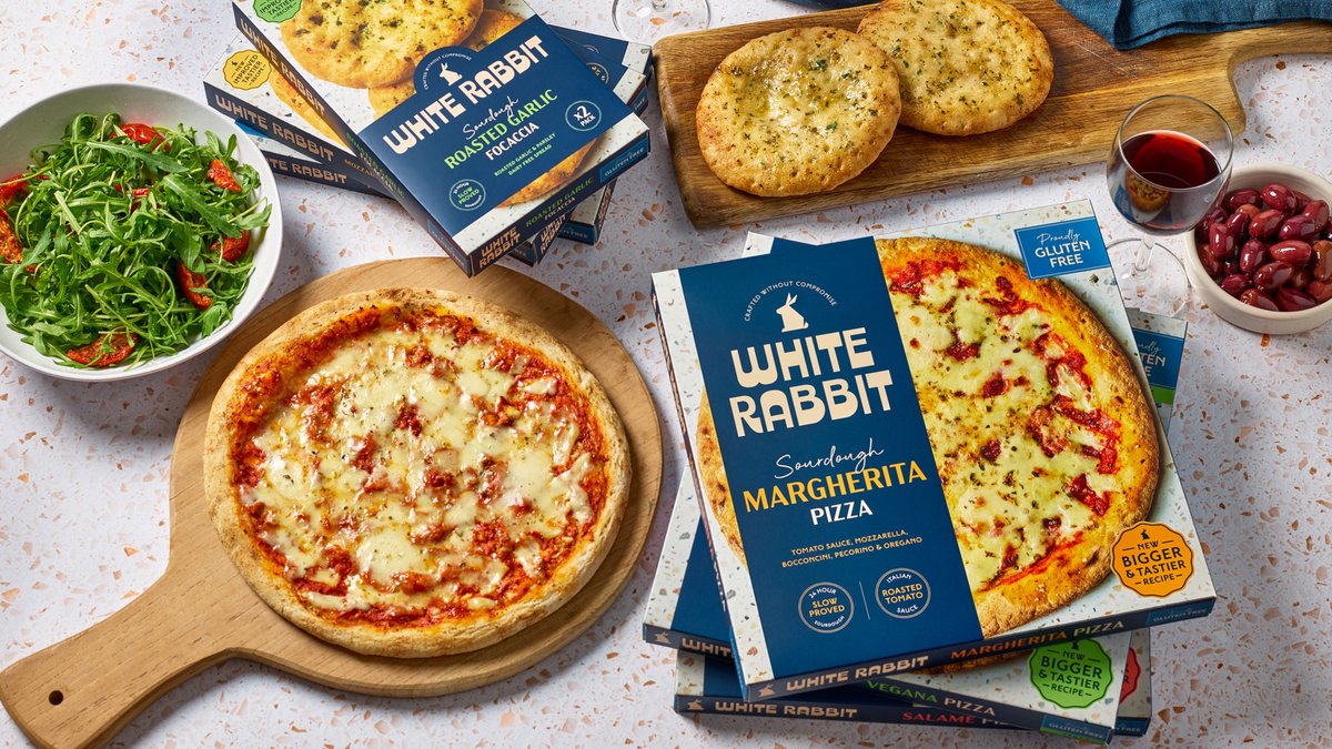 We’re excited to share our latest project with White Rabbit Pizza Co. 🐇🍕

We teamed up with White Rabbit to refresh their brand identity and packaging system, bringing their Italian roots, craft, and gluten-free dedication to the forefront.
#packagingdesign #foodbranding