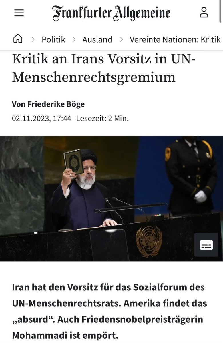 RedFraggle 🦩NAFO 🇺🇦🇪🇺🇩🇪🇮🇱 (@redfraggle15) on Twitter photo <a href="/NicoleGohlke/">Nicole Gohlke</a> Wer die UN Menschenrechtskommission in irgendeiner Weise ernst nimmt hat völlig, aber wirklich völlig den Bezug zur Realität verloren
Oder er verbreitet bewusst aus unlauteren Gründen, Niedertracht oder Antisemitismus Propaganda <a href="/NicoleGohlke/">Nicole Gohlke</a> Wer die UN Menschenrechtskommission in irgendeiner Weise ernst nimmt hat völlig, aber wirklich völlig den Bezug zur Realität verloren
Oder er verbreitet bewusst aus unlauteren Gründen, Niedertracht oder Antisemitismus Propaganda