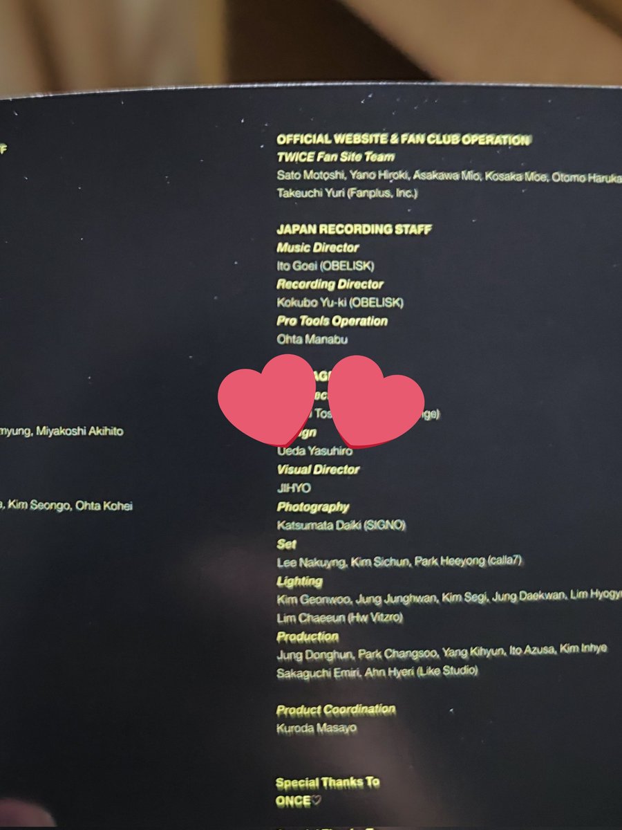 just opened my "Enemy" album and in the booklet credits, JIHYO is credited as the visual director for the album