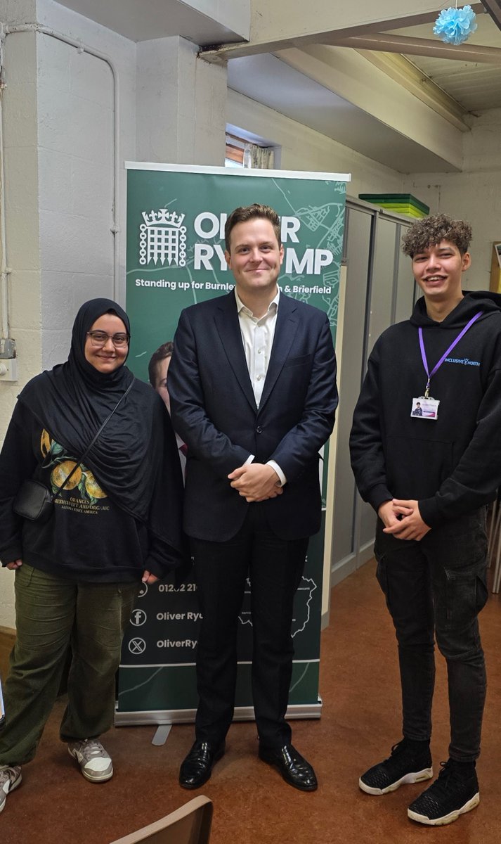 Thomas, from Inclusive North and Saira Khan from @peeractioncollective met Burnley MP @oliverryanmp to share their work, celebrate the positive change happening, and discuss future outreach opportunities. 😊#burnley #oliverryan #mp #inclusivenorth #peeractioncollective