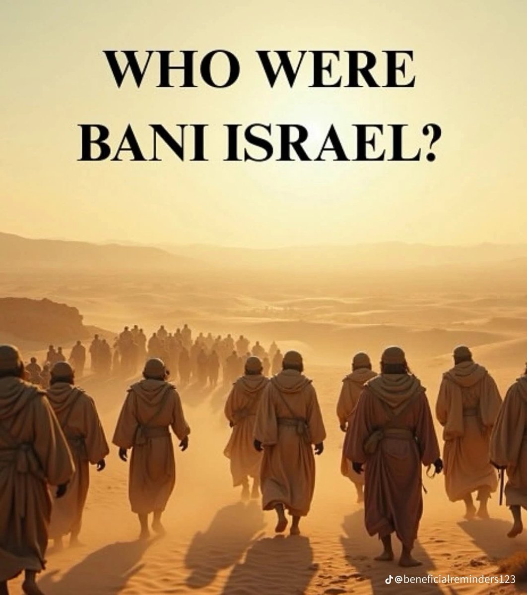 salahudeen33's tweet image. Bani Israeel were mentioned severally in the Qur'an. So who are they?

THREAD