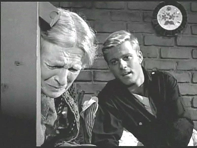 My favorite Robert Redford performance won't be mentioned a lot today. It's the episode "Nothing in the Dark" from The Twilight Zone.
