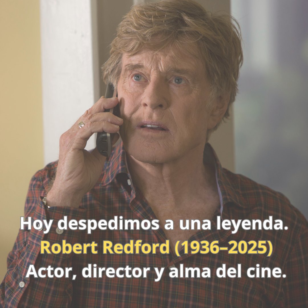 InopiaFilms's tweet image. 🕊️ Hoy despedimos a una leyenda del cine:
 Robert Redford (1936–2025)
Actor inolvidable, director visionario y alma del cine independiente.
Gracias por tantas historias, por tanta verdad en la pantalla.
Tu legado es eterno. 🎬