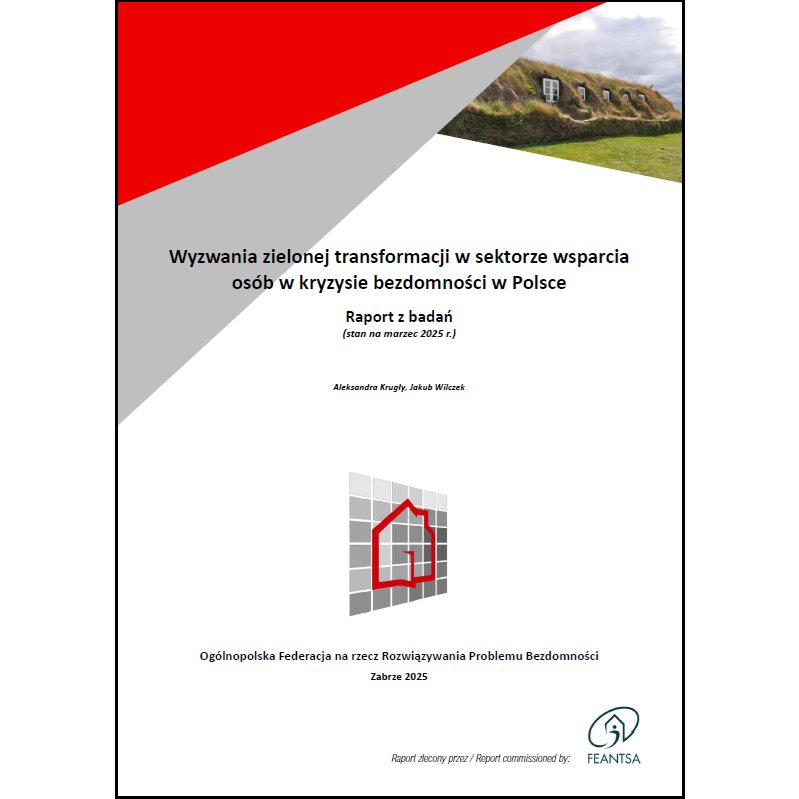 Zielona transformacja w sektorze pomocy osobom w kryzysie bezdomności – wnioski z pierwszego takiego ogólnopolskiego badania <a href="/Bezdomnosc_PL/">Bezdomnosc.pl</a>, które miałam okazję przeprowadzić na przełomie 2024/25 wspólnie z prezesem federacji Jakubem Wilczkiem.

➡️Ponad 600 placówek w Polsce daje