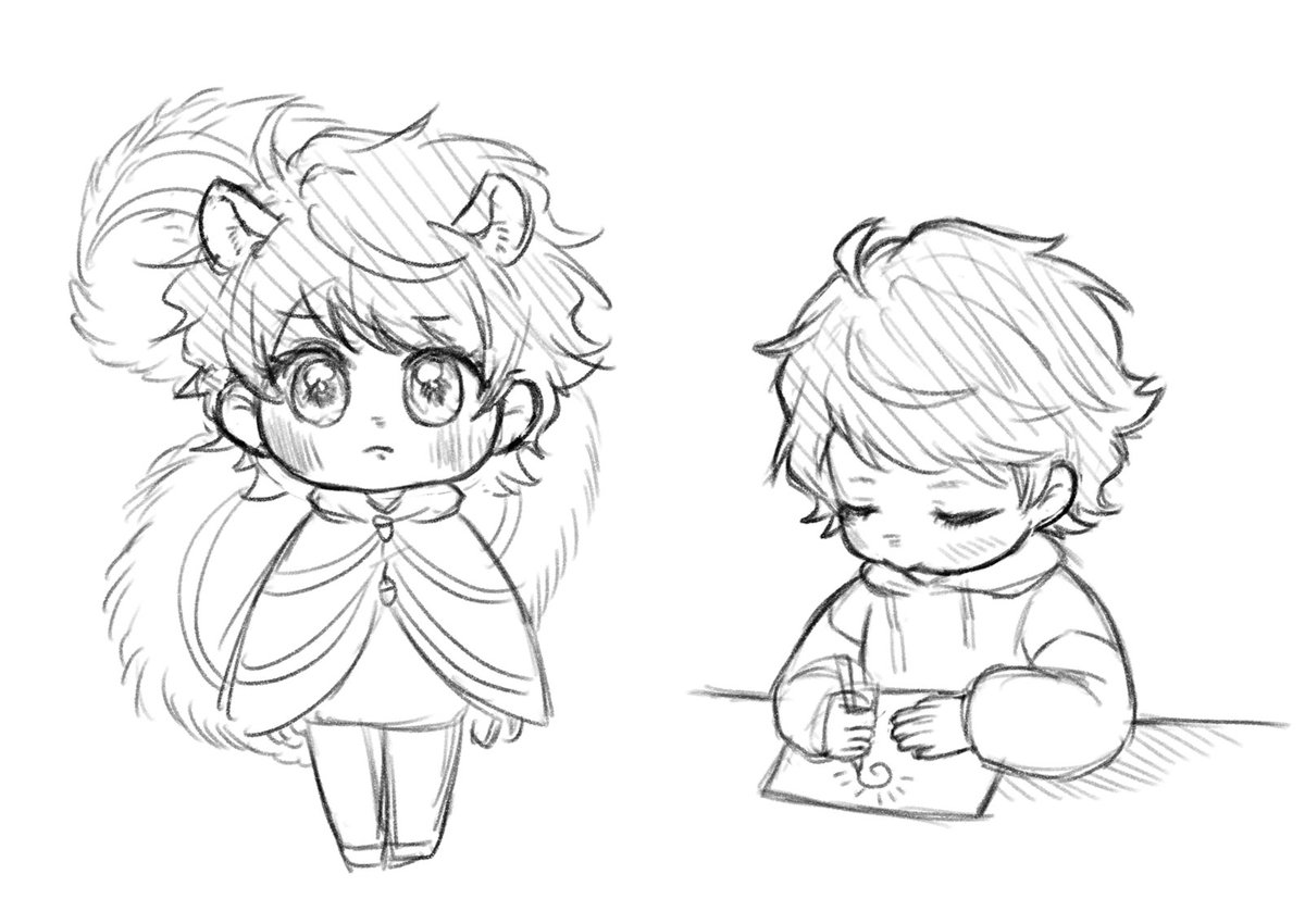 赤ちゃんは描けません🤧