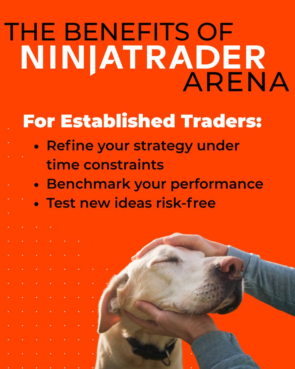 NinjaTrader's tweet photo. Sharpen your trading skills without risking a dollar. Futures trading competitions in the #NinjaTraderArena let you test strategies, build discipline, and compete for cash prizes in a simulated market environment. 

See how you stack up—learn more on our blog: https://t.co/Nx6hC7qXlk