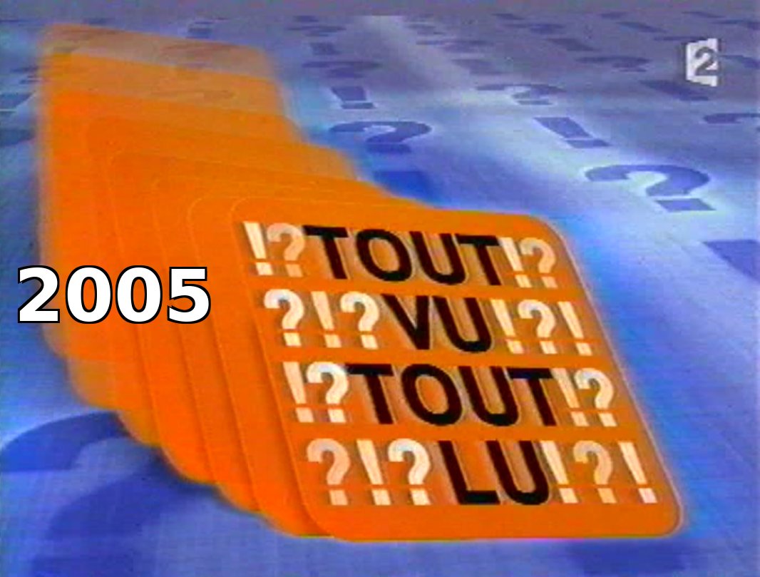 Tout Vu Tout Lu (France 2) de 2005 youtu.be/f3jkoBM0yFY?si… via <a href="/YouTube/">YouTube</a>
