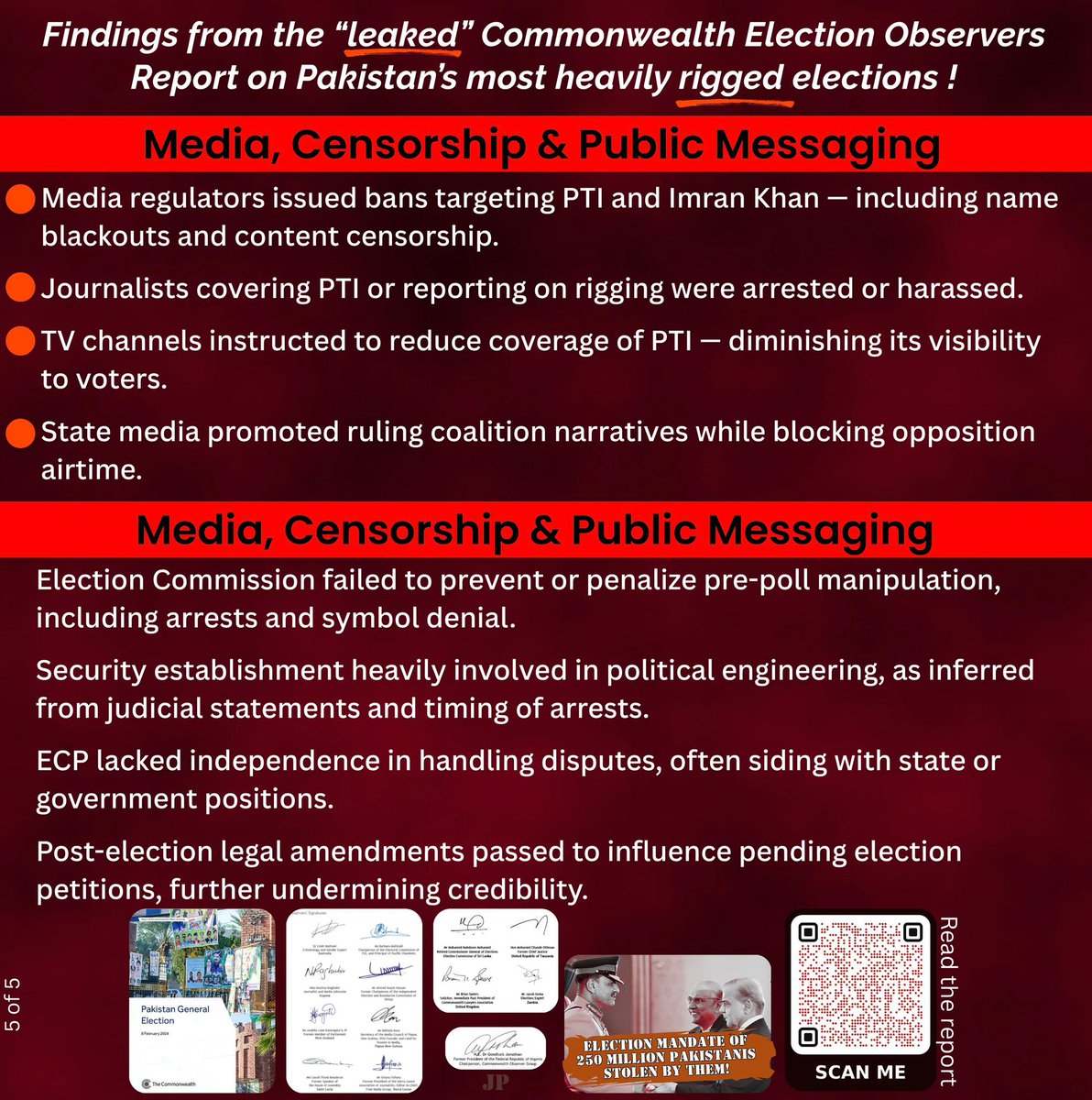 PTIOfficialLHR's tweet image. A nation’s voice was muted, its truth chained in silence. But no rigging can bury the cry of 250 million souls,a cry that echoes louder with every injustice promising that freedom will one day break through the shadows.
#Commonwealth
#SeatsBelongtoPTI