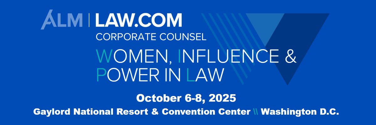 Earn up to 13 CLE credits at Women Influence &amp; Power in Law next month! Maximize your professional development while connecting with leading voices in law. Register today at event.law.com/corpcounsel-wi…