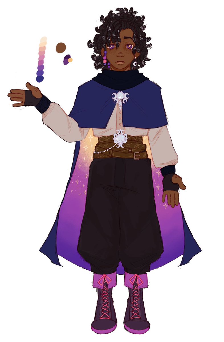 SpaceDevilVT's tweet image. HEY now that I’ve been revealed to be in @FerretsSMP I shall now reveal my character Levi!!!
🎨: hallu_boom on twitch!!