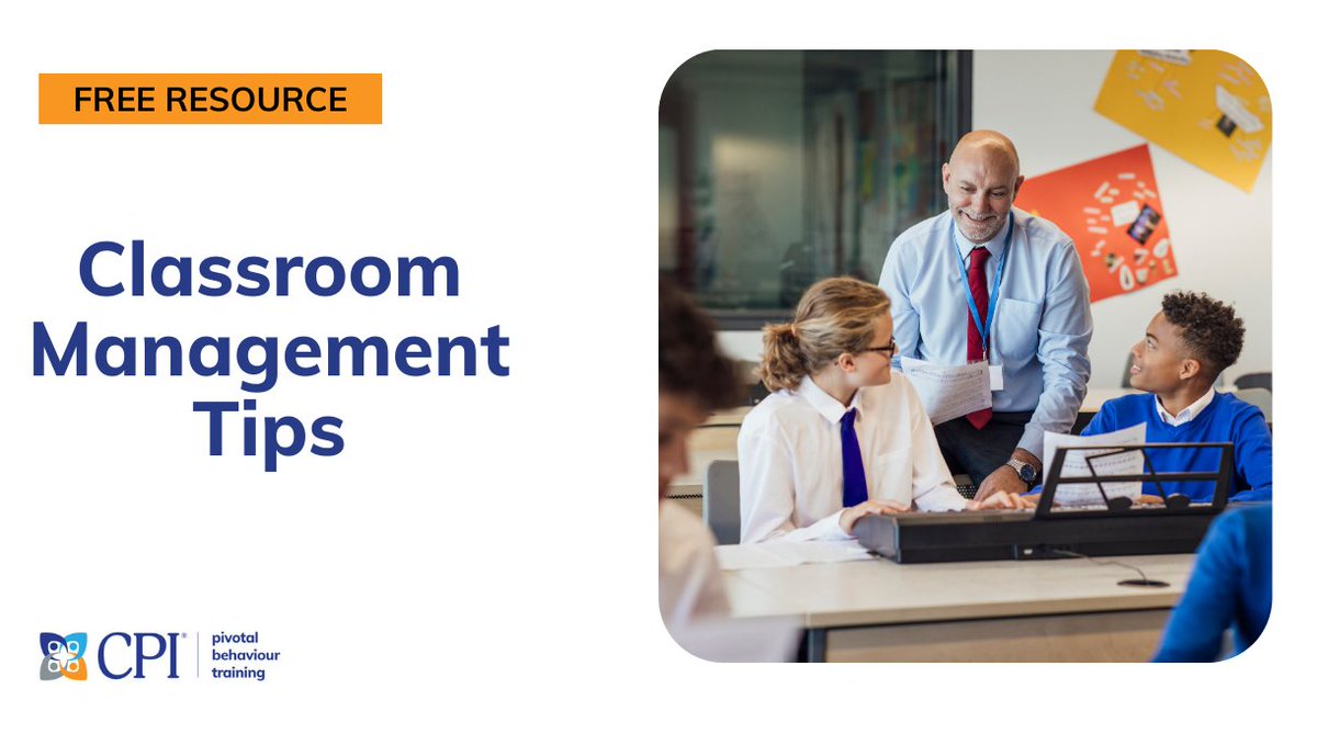 Free Resource: Classroom Management Tips 🎒 

Support calmer classrooms with simple, effective approaches to managing behaviour.

A quick read packed with everyday tips for educators. 

Download your copy: crisisprevention.com/en-GB/library/…