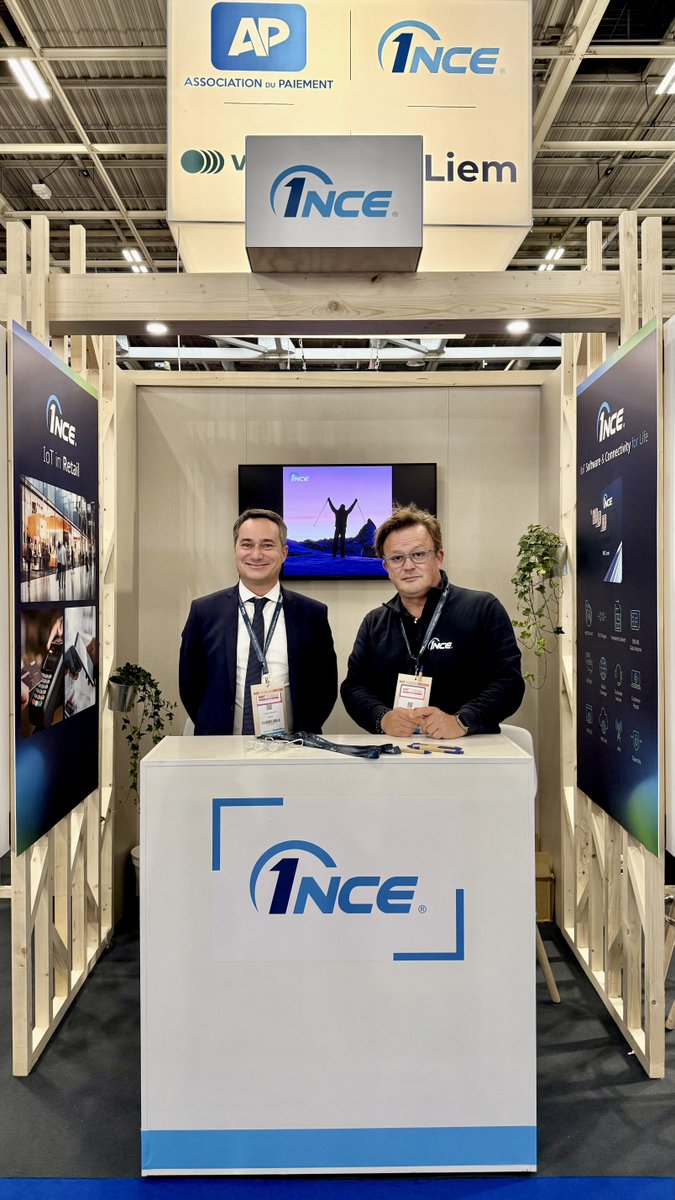 1NCE_IoT's tweet image. ❗🗓️ Nous sommes à @nrfeurope! 

Nous sommes à Paris pour NRF 2025: le grand salon européen du commerce de détail! 

Passez nous voir sur notre stand! 👋 

#NRFRetailsBigShowEurope #IoT #RetailInnovation #Team1NCE