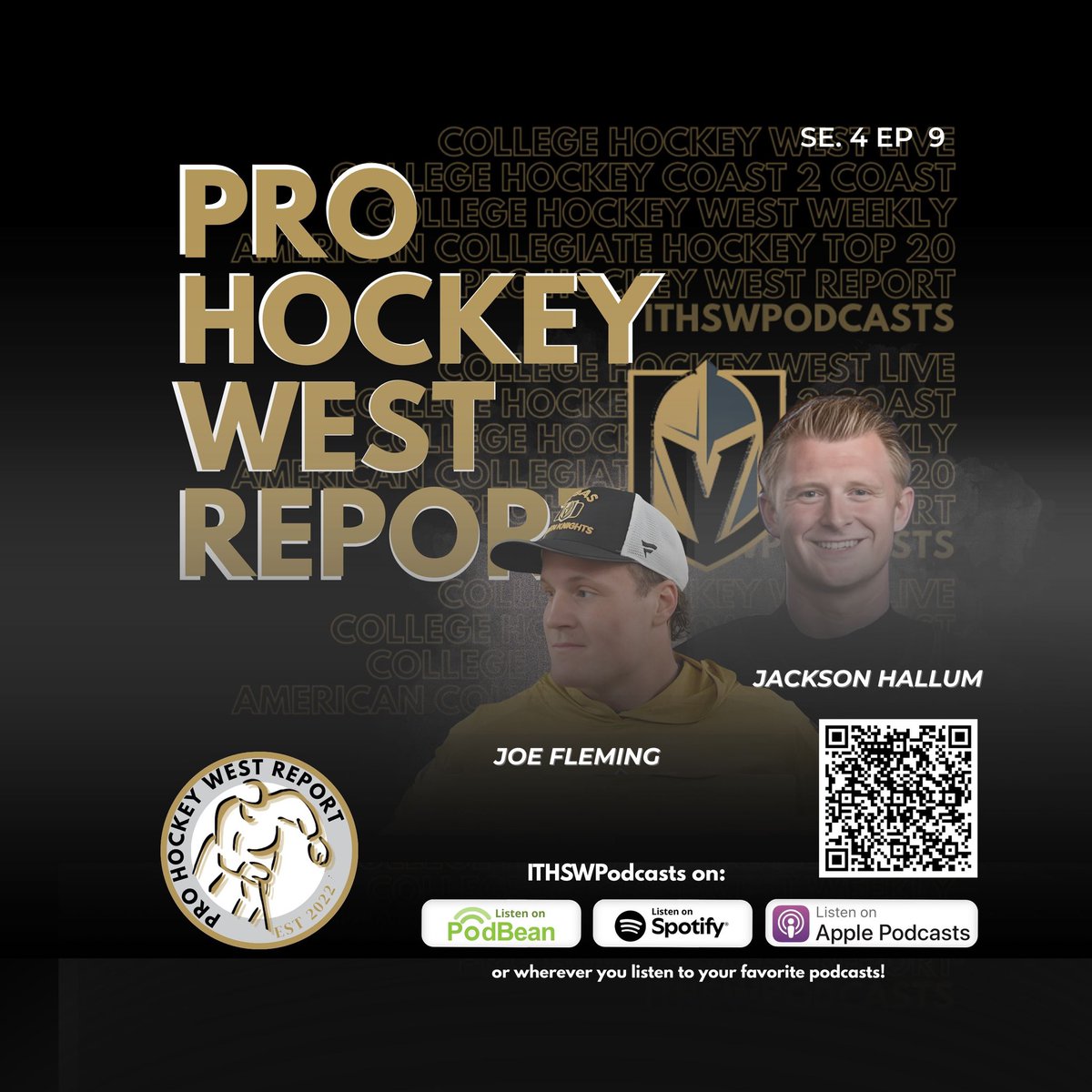 🌵🏒Teri Strande🌵🏒 (@ithockeyswtwo) on Twitter photo The Pro Hockey West Report: Se 4 Ep 9 Sept 14, 2025
Tonight, we recap the weekend filled with rookie showcase games, and hear from <a href="/GoldenKnights/">Vegas Golden Knights</a> players <a href="/HallumJhallum18/">Jackson Hallum</a> and <a href="/joefleming50/">joe fleming</a> as they gear up for the upcoming season! #ITHSWpodcasts
podcasts.apple.com/us/podcast/the… The Pro Hockey West Report: Se 4 Ep 9 Sept 14, 2025
Tonight, we recap the weekend filled with rookie showcase games, and hear from <a href="/GoldenKnights/">Vegas Golden Knights</a> players <a href="/HallumJhallum18/">Jackson Hallum</a> and <a href="/joefleming50/">joe fleming</a> as they gear up for the upcoming season! #ITHSWpodcasts
podcasts.apple.com/us/podcast/the…