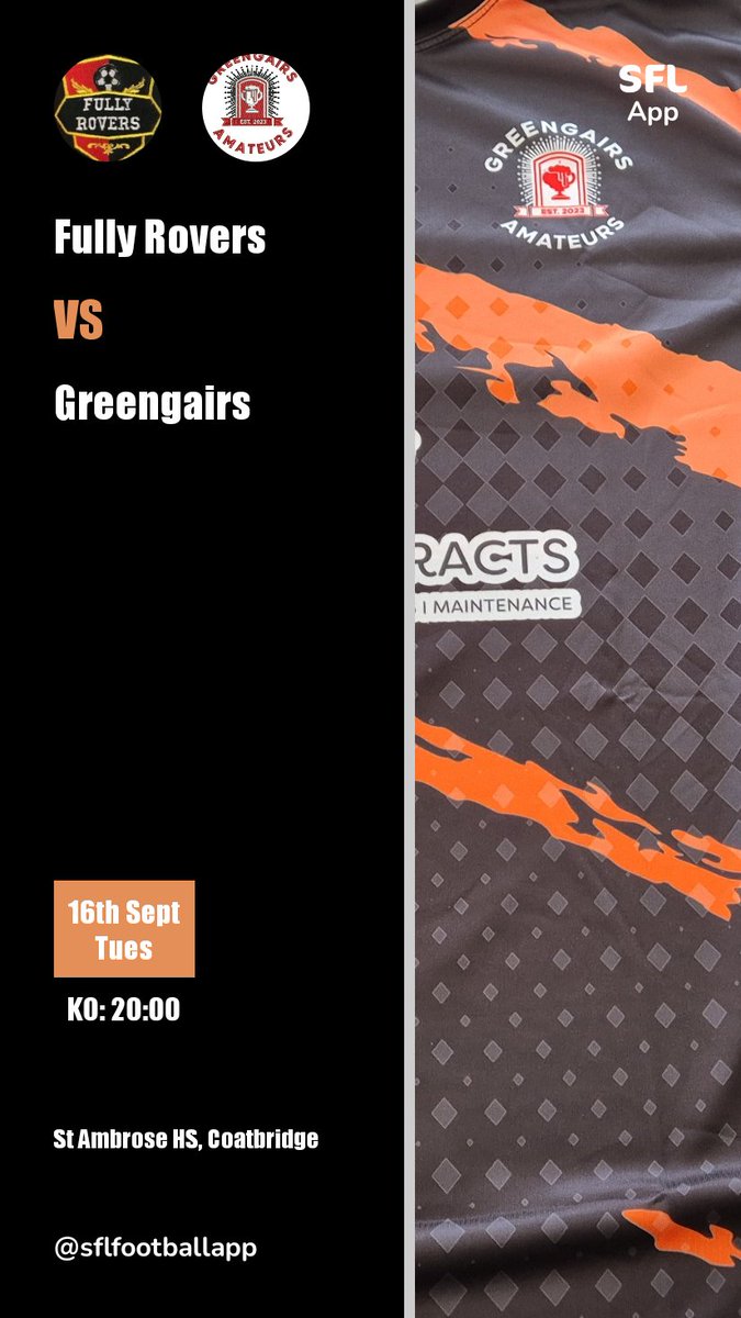 🚨 NEXT MATCH🚨

Opportunity for more minutes in the boys legs and also gives me an opportunity to have a look at a few trialists.

MTG👊🟠⚫️🟠