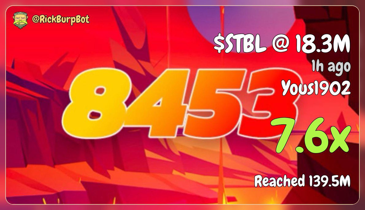 Beautiful group cook big discussion members dug deep and we all won GG

Send $STBL 1B