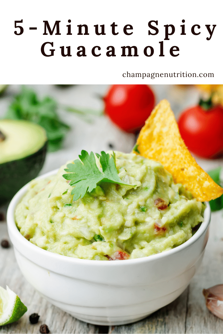 Spice up #NationalGuacamoleDay with my 5-Minute Classic Guacamole recipe. It’s a quick and flavorful addition to any snack or meal for a hit of heart-healthy fat and fiber. Try it today: rebrand.ly/qsyj59t #eatright
