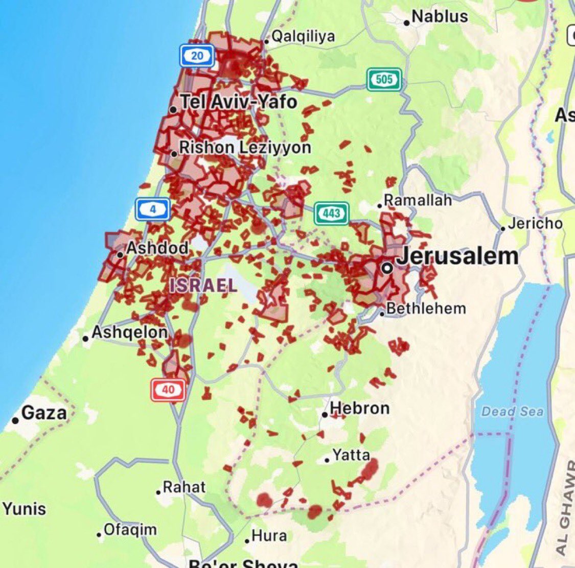 TheSaviour's tweet photo. 🚨🇾🇪🇮🇱 BREAKING: YEMEN IS ATTACKING TEL AVIV! https://t.co/I2vUsvOWvc