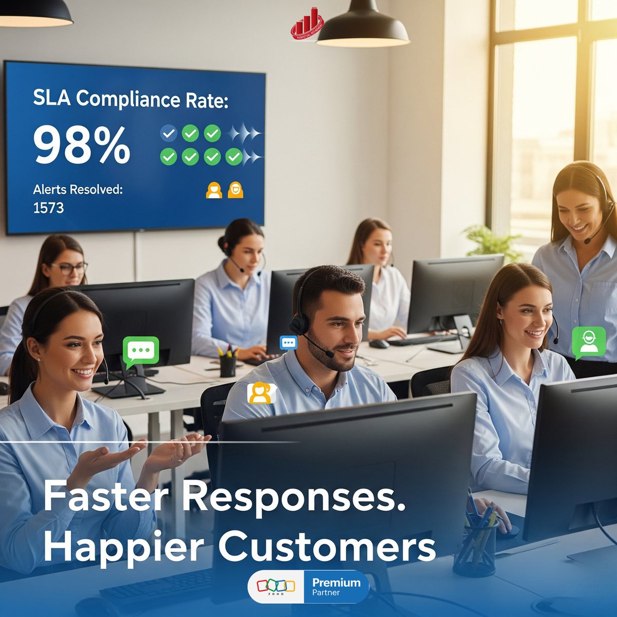 BickertMgmtInc's tweet image. Stay ahead of every ticket. With SLAs and escalation workflows in Zoho Desk, missed deadlines become a thing of the past. 

#zoho #zohocrm #zohopartner #zohoone #zohotips #bickertmanagementinc #zohopremiumpartner #bickertmanagement #zohointegration #zohoanalytics