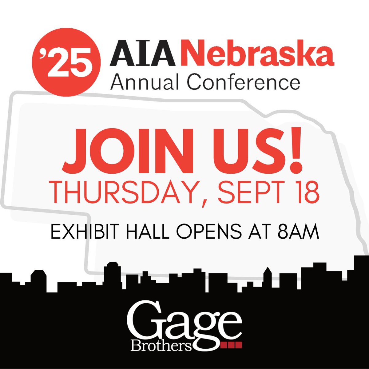 GageBrothers's tweet image. Join us this Thursday at the 2025 AIA Nebraska Annual Conference! Exhibitor space opens at 8:00 AM. Let’s talk precast and design.
More info: hubs.la/Q03JjvV30
#AIAConference #PrecastConcrete #ArchitectureCommunity