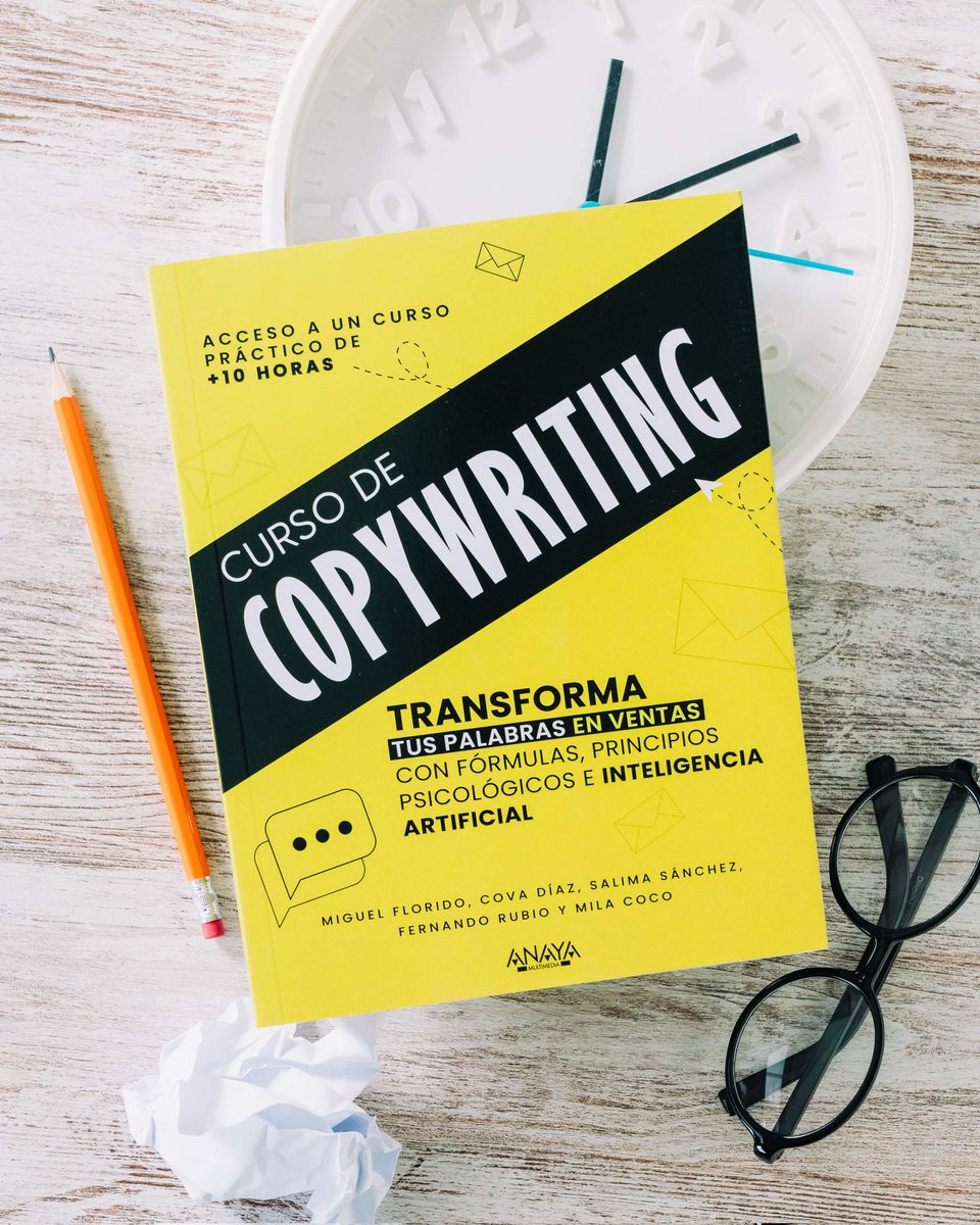 📚✨ ¿Quieres que tus palabras vendan por ti?

Con #CursoDeCopywriting descubrirás cómo transformar textos en resultados reales.🚀

Aprende a escribir #mensajes que atraen, conectan y convierten en redes sociales, emails, webs, lanzamientos y mucho más.

👉tinyurl.com/mryxna25