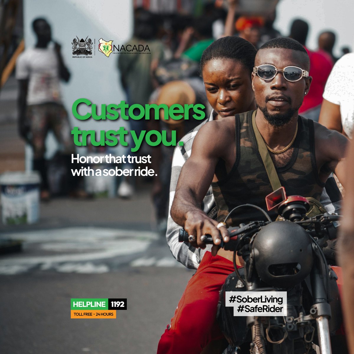 Trust is your most valuable fare. 💰
Don't drive under the influence.
#SoberLiving #SafeRider #BodaBoda