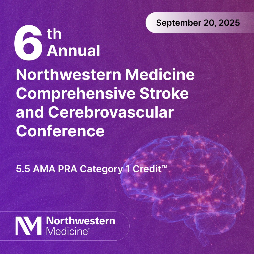 eMedEvents (@emedevents) on Twitter photo ๐จ Sixth Annual Northwestern Medicine Comprehensive Stroke and Cerebrovascular Conference is here to advance clinical excellence in stroke care and cerebrovascular disease management.
๐ Organized by Northwestern Medicine, this comprehensive CME event brings together leading ๐จ Sixth Annual Northwestern Medicine Comprehensive Stroke and Cerebrovascular Conference is here to advance clinical excellence in stroke care and cerebrovascular disease management.
๐ Organized by Northwestern Medicine, this comprehensive CME event brings together leading