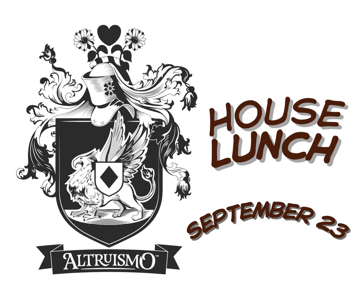 Congrats to Altruismo (Black) House for the most house points this month!! They will get to eat lunch on the stage Sept 23rd!!🖤🖤