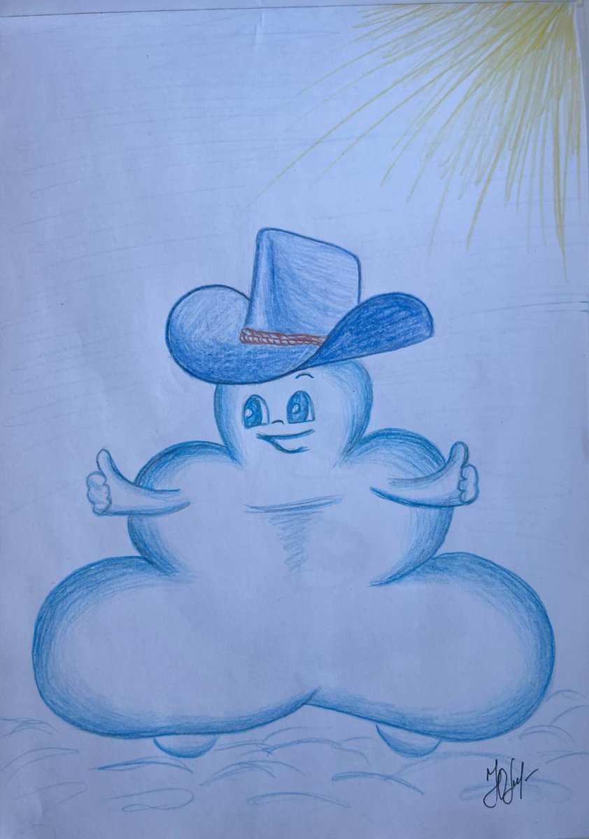 BrowskiMM's tweet image. Say howdy to the happiest cloud in the sky! 🤠☁️ Rockin’ a cowboy hat, thumbs up, and big smiles under the sun. Spreading good vibes and blue skies wherever it floats! 🌞💙 
@inconetwork 
#CloudVibes #CowboyCloud