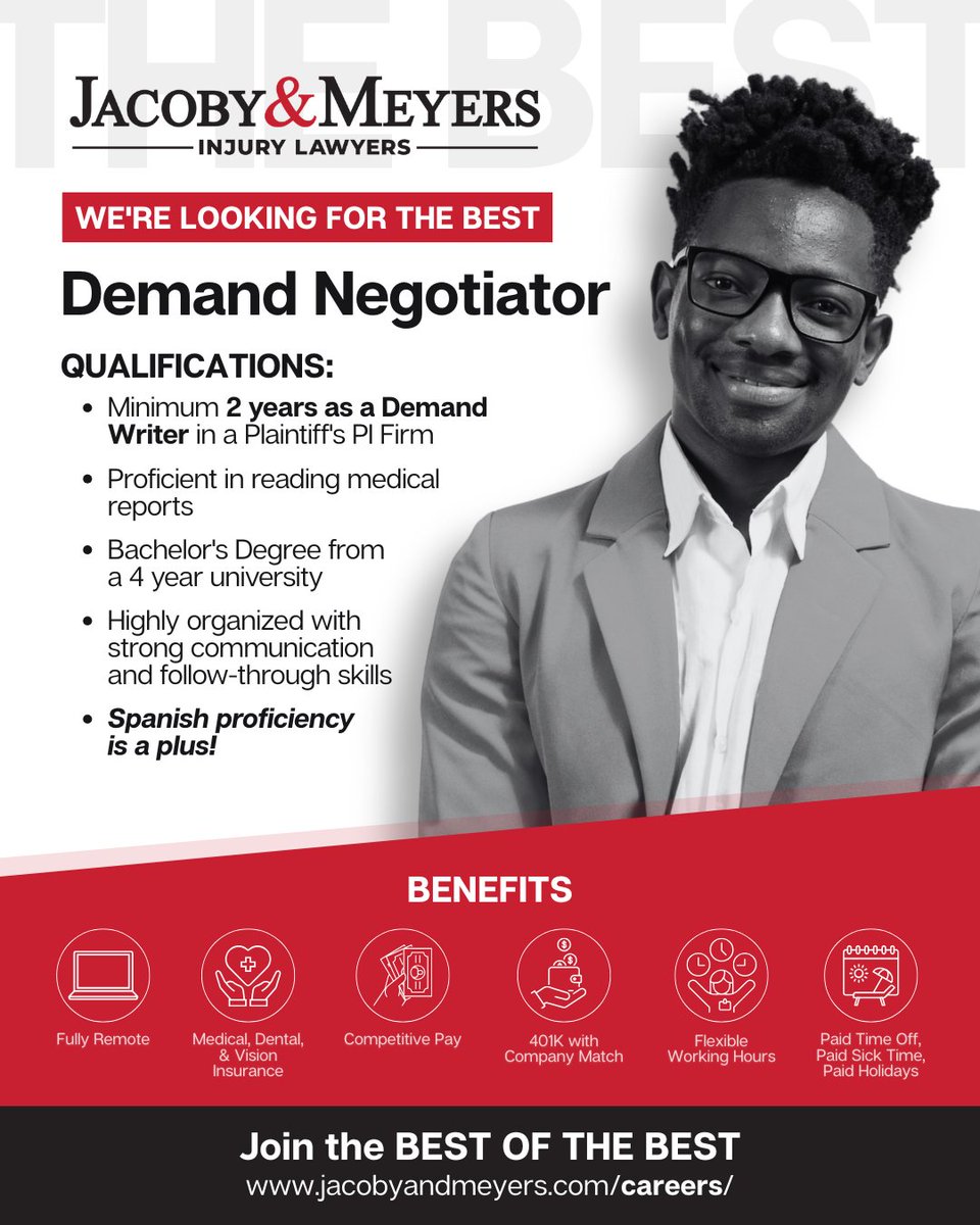 Jacoby & Meyers Careers (@jmcareersca) / Posts / X