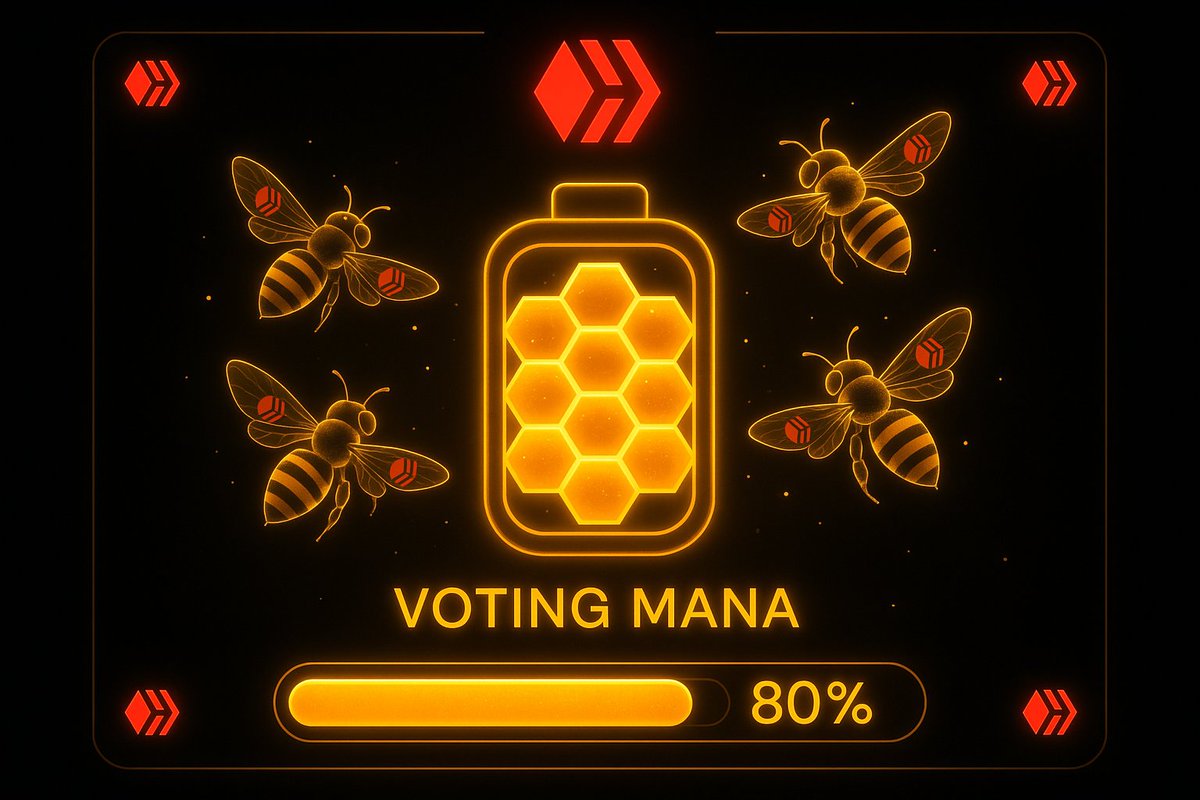 Bhattg18's tweet image. 🔋 On Hive, your Voting Mana is your energy for upvotes!
✨ It recharges ~20% daily &amp;amp; takes ~5 days to refill.
⚡ Vote wisely to maximize rewards &amp;amp; impact!
#Hive #Web3 #Crypto #votingmana #voting