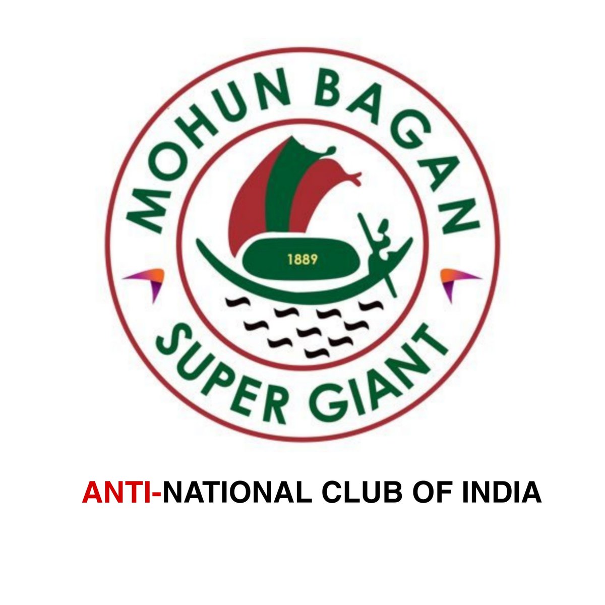 Meet Mohun Bagan S.G. (Formerly Atlético de Kolkata)

• Didn’t release players for the NT
• Prioritises club over country
• Couldn’t even beat a ₹3 crore team
• Inflated the transfer market by offering 5x wages

But but.. National club of India sarr

#IndianFootball