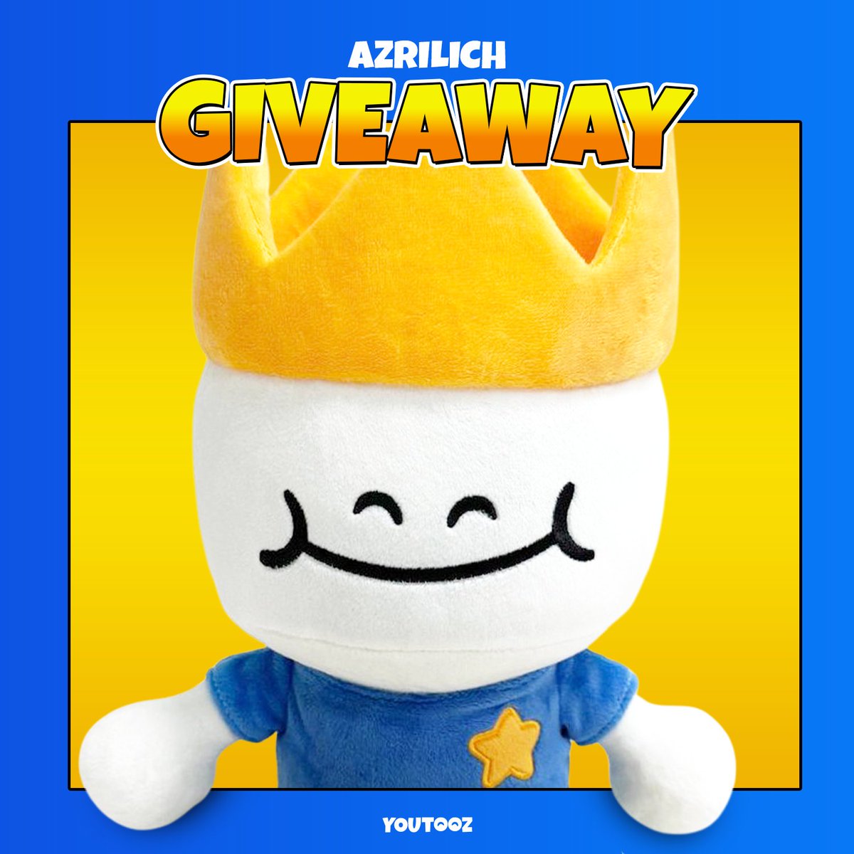 👑YOUTOOZ GIVEAWAY 👑

3 of you will win an AZRILICH PLUSHIE dropping September 19th!!  

To enter just like and repost, and follow me &amp; <a href="/youtooz/">youtooz</a> 

winners will be announced September 19th :D