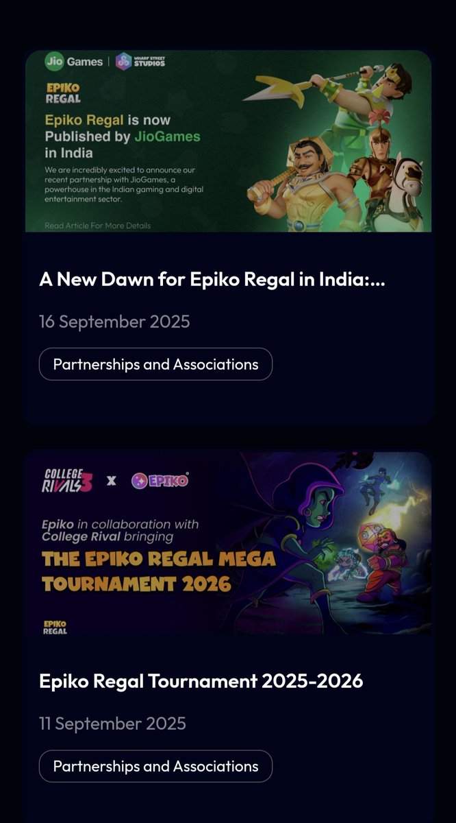Come on you still don,t see it .. screenshot this $epiko will make adleast 100x this altseason and its now 0,0008 ...  huge partners like $omi #veve #bonk #solana #jiogames #indiangoverment and huge roadmap #epikoworld / on playstation  #epikohub #tier1 exchange listing ...