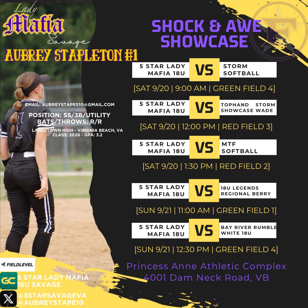 Have our first fall tournament coming up, Im excited to see how we start off the season! <a href="/5starsavageva/">5 Star National Virginia Savage</a> #uncommitted2026