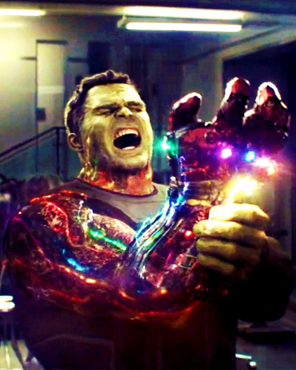 Only 7 Marvel characters have held all 6 Infinity Stones in the #MCU Multiverse, including:

- Iron Man
- Thanos
- Hulk