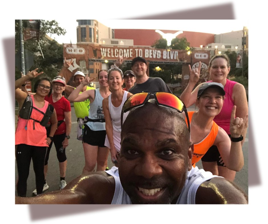 RunAustinFit's tweet image. Training in Progress! Training is officially underway! Our Austin Fit summer crew is building toward our summer goal race the SATX Marathon on Dec. 7. Whether you’re running or walking, the journey is better together. 📷 #WeTrainTogether #SATXMarathon #AustinFitRuns