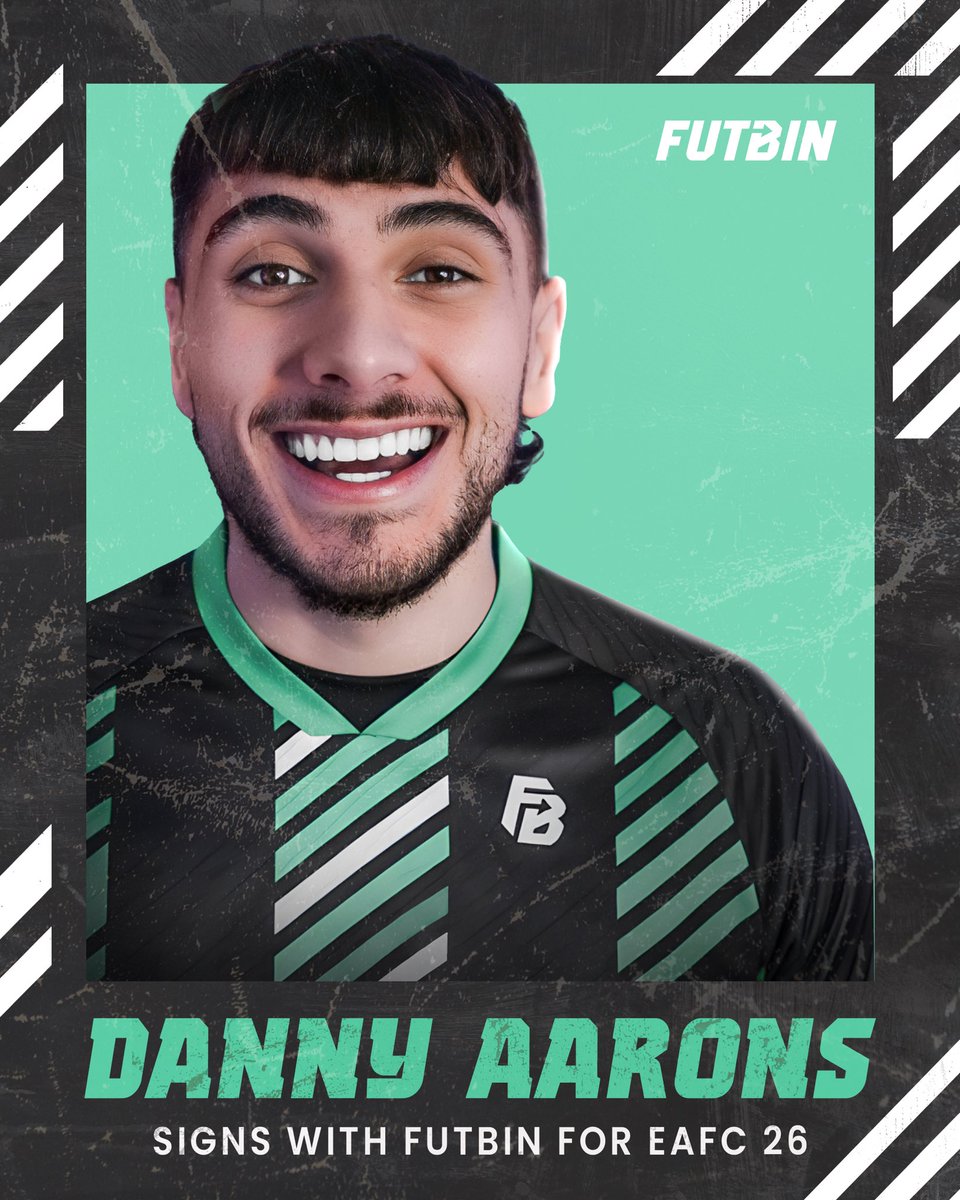 DannyAarons's tweet image. Of course I had to sign with the best in the game, @FUTBIN 🥳