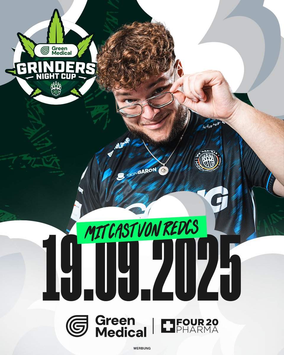 BIGClub's tweet image. ᵂᴱᴿᴮᵁᴺᴳ
Voice of the Cup 🎙️
Wir freuen uns, dass @redCS_2 den Grinders Night Cup am 19.09. um 19 Uhr castet!
Es geht um 1.000€ Preisgeld! 
Jetzt anmelden und dabei sein!