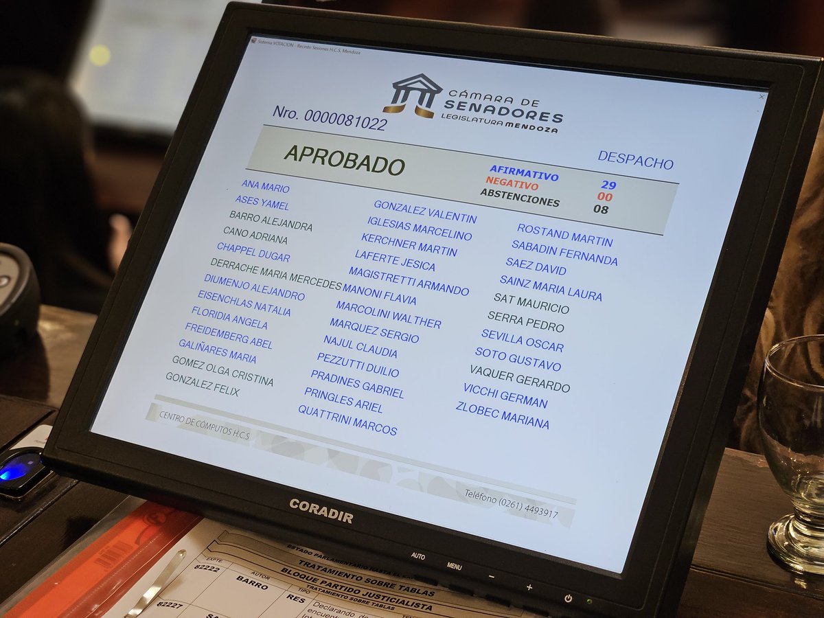 𝐌𝐚𝐫𝐭𝐞𝐬 𝐝𝐞 𝐬𝐞𝐬𝐢ó𝐧🏛️

✅Dimos sanción definitiva a los cambios en el Código Procesal que amplía el acceso de la justicia en pequeñas causas.

✅ Aprobamos las designaciones de cuatro fiscales propuestos por el Ejecutivo.