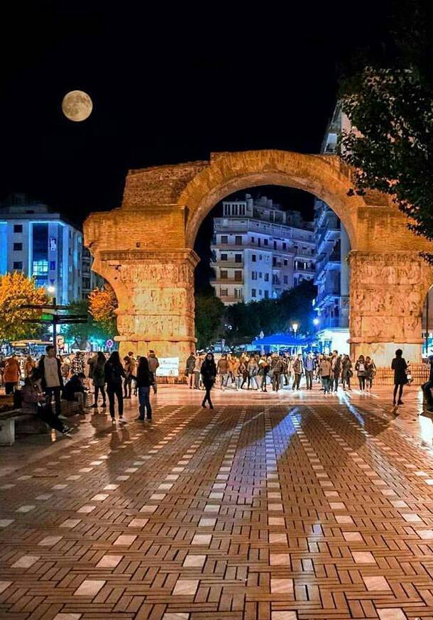 The Arch of Galerius or Kamara. Thessaloniki