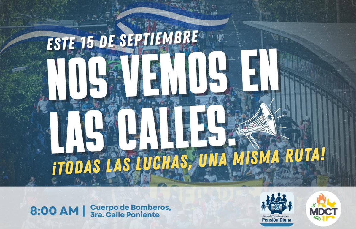 mesadetrabajop1's tweet image. 🔴 Nos vemos mañana, BOMBEROS DE EL SALVADOR 🇸🇻, a la par del MQ ISSS 🔴 #unete ‼️‼️‼️ @PatricioPPineda
