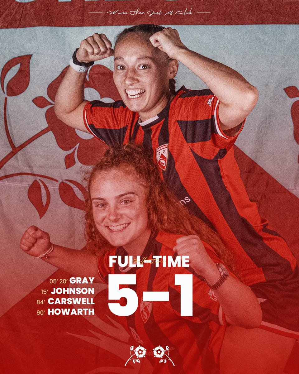 MorecambeFC's tweet photo. A clean sweep for @ShrimpsWomen this weekend as they both bring home the three points against tough opposition.

Another convincing win for the First Team against Fleetwood Town Wrens Reserves, whilst the Reserves grinded out a 1-0 win against Blackpool Town.

#UTS 🦐 | #MORvFLE | #MORvBLA