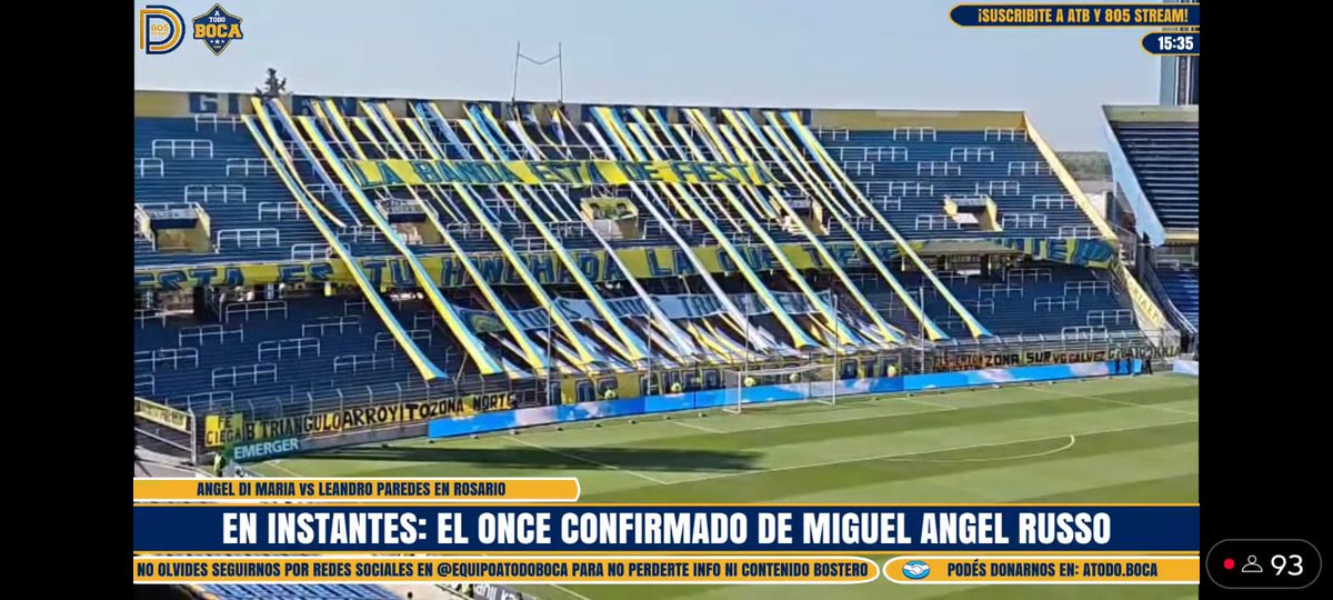 805stream's tweet image. ✅ ¡YA ESTAMOS EN VIVO! 

🏟️ La previa de Rosario Central - Boca la vivís por @805stream.

👉 El link: n9.cl/tmggq